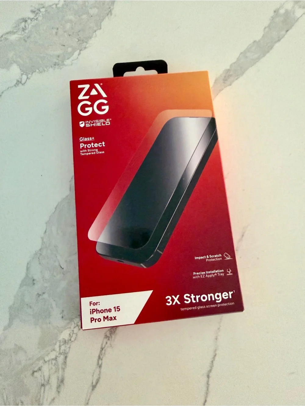 ZAGG  Glass+Screen Protector for iPhone 15 Pro Max